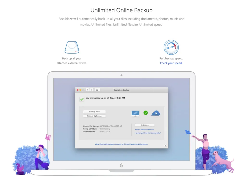 Backblaze cloud backup for digital nomads