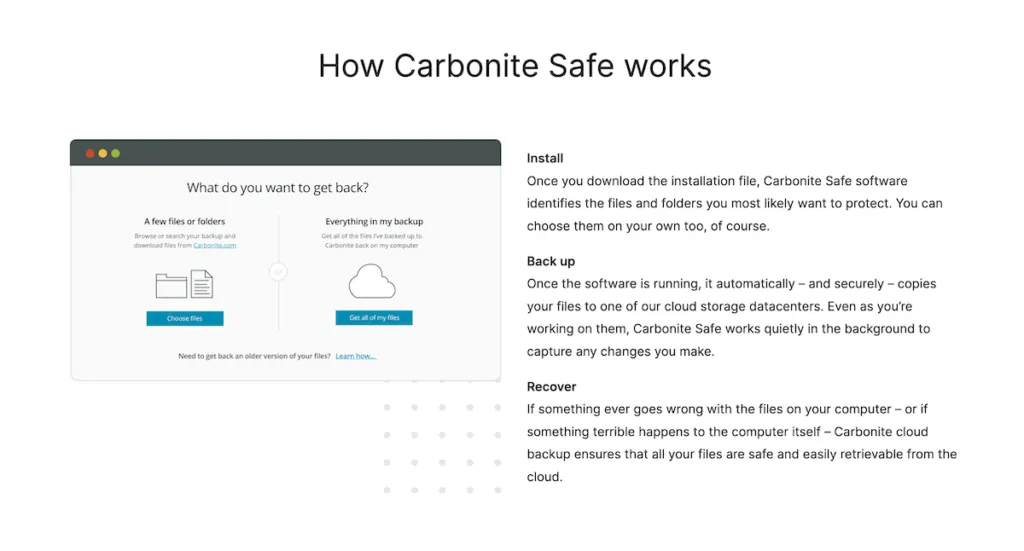 Carbonite Safe cloud backup for digital nomads