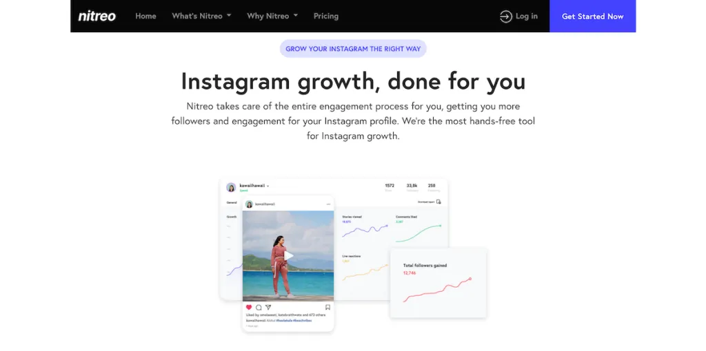 Nitreo landing page