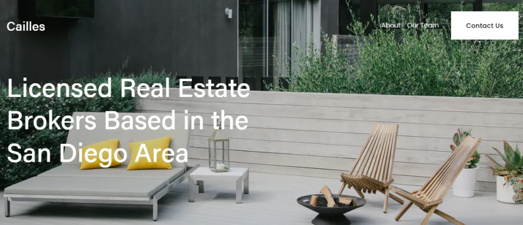 Squarespace cailles website template