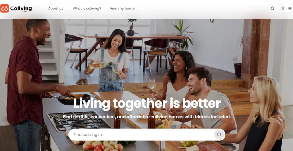 coliving remote working location that can be shared