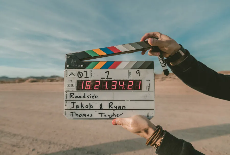 Get started action for video marketing