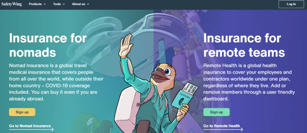 Safety Wing Insurance for Nomads and Remote Teams