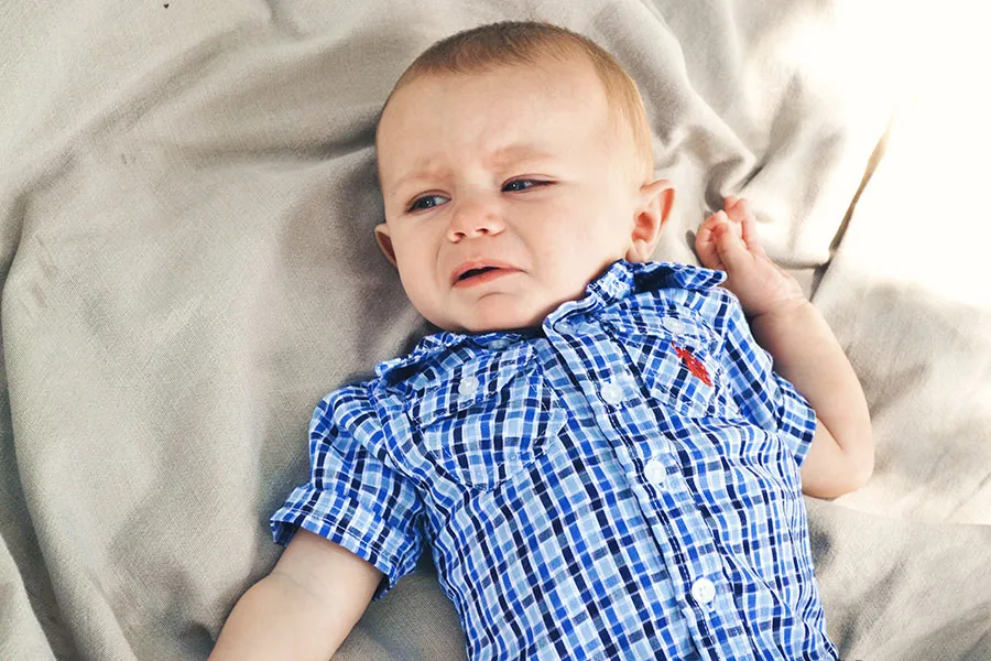 unhappy child